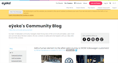 Desktop Screenshot of blogen.eyeka.com